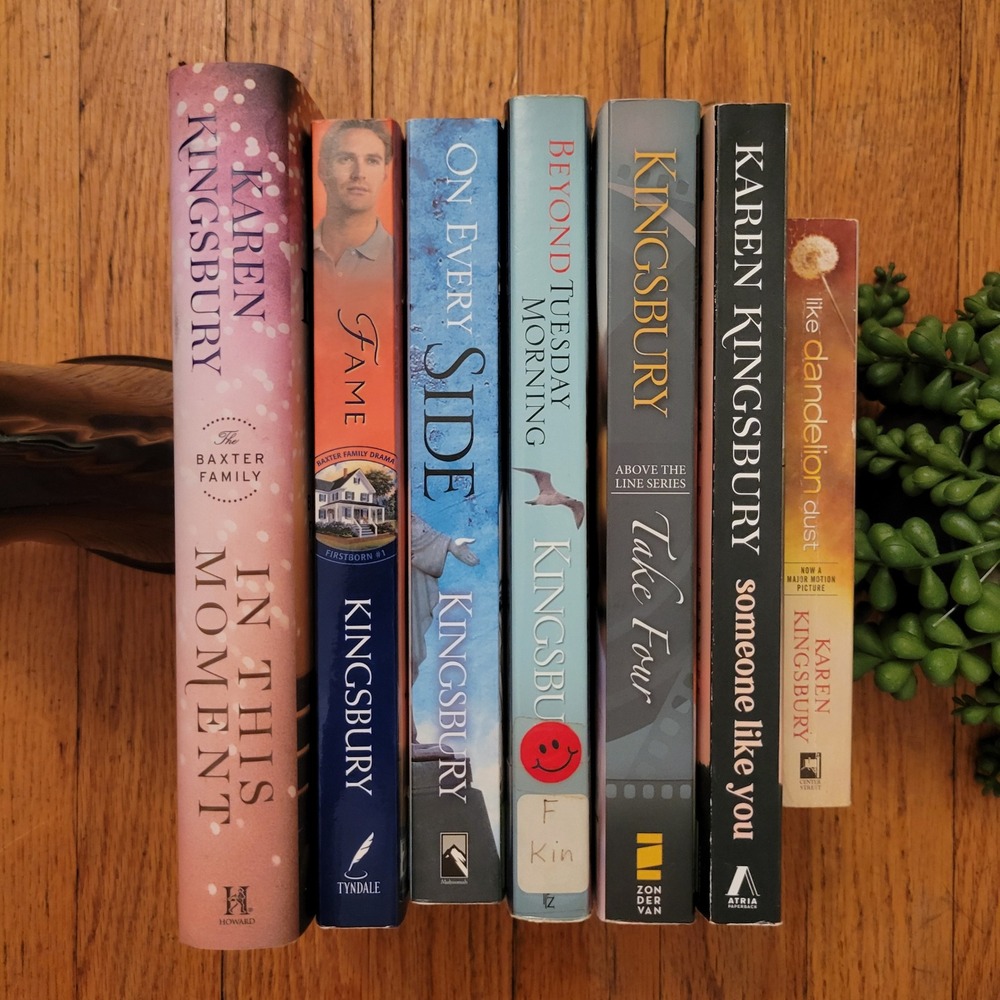 Karen Kingsbury 7 Books Christian Fiction Baxter‎ Family Drama Romance Gift